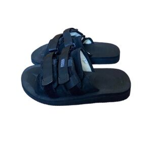 Suicoke sandals size 9 men’s, black. Fur lined. Excellent condition. Brand new.